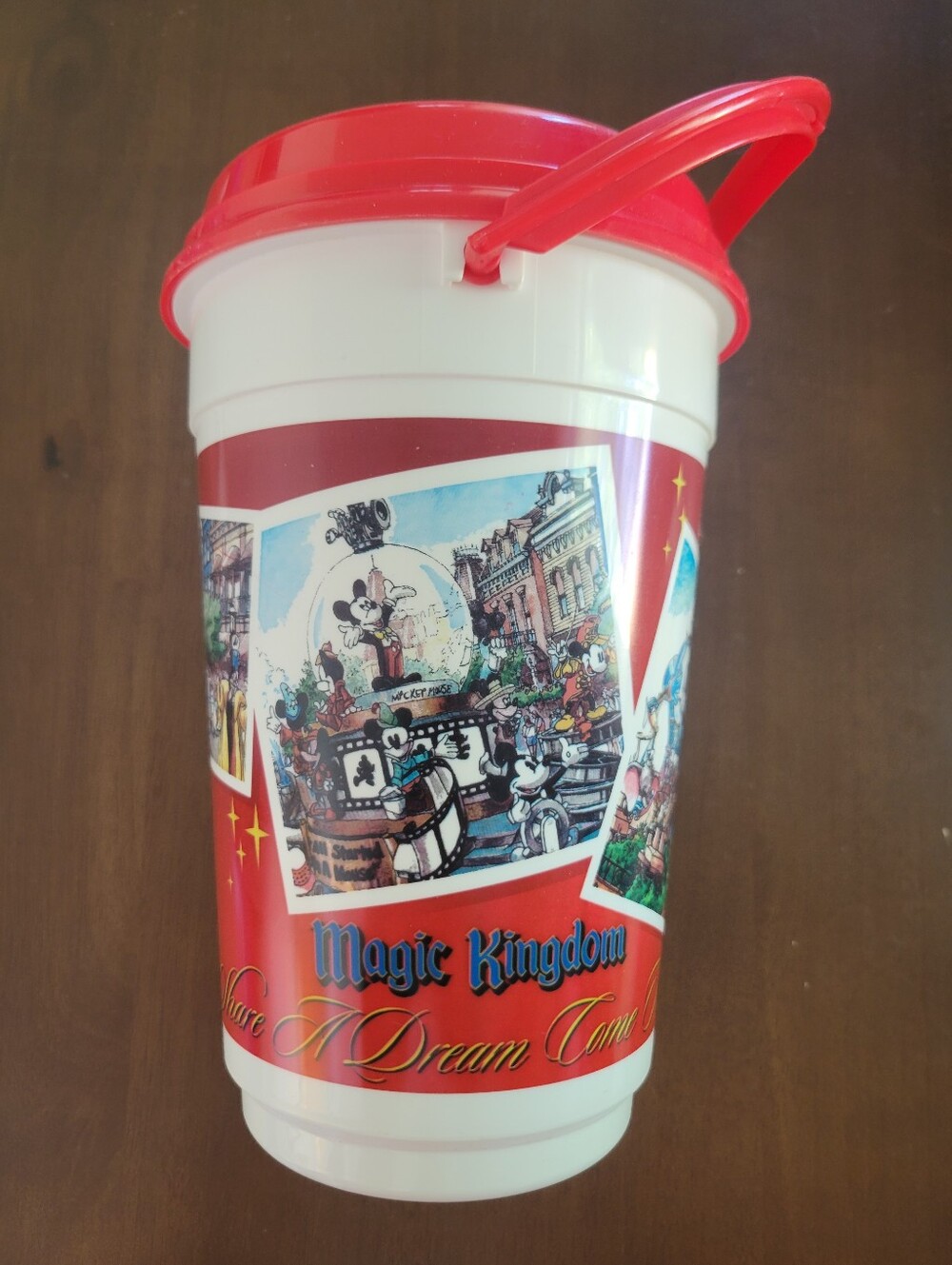 Vintage Orville Redenbacher's Walt Disney World Magic Kingdom Popcorn Bucket